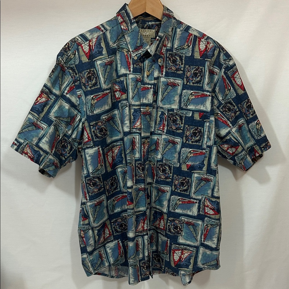 Natural Issue Wrinkle Free Sailing Inspired Shirt